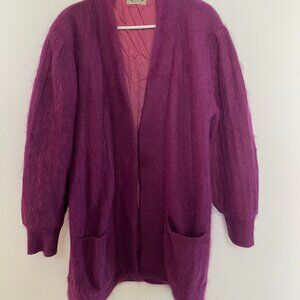 Vintage Long Fuzzy Cardigan